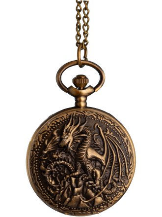 Taschenuhr Necro Drache (groß) Produktbild